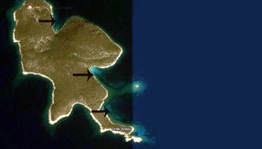 Orak Adasına uyarı levhası: Severseniz saldırabilir