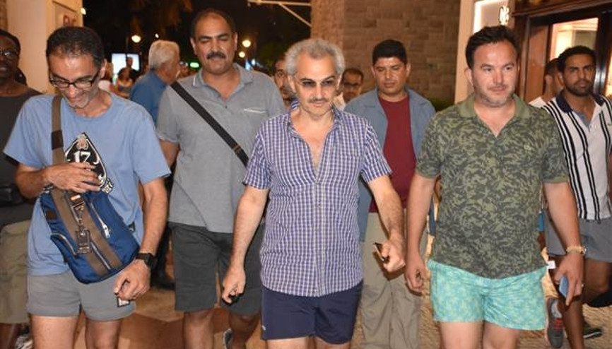 Bodrum sokaklarını gezen Suudi prensi kimse tanımadı