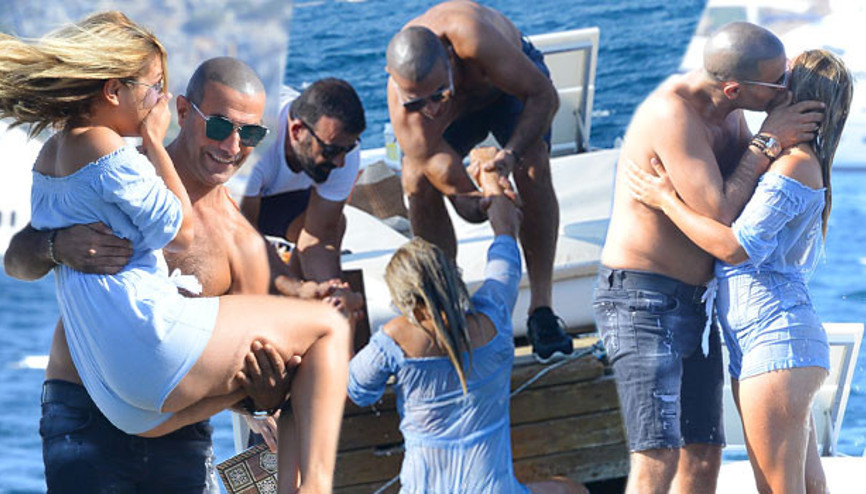 Tavlayı kaybetti denize attı