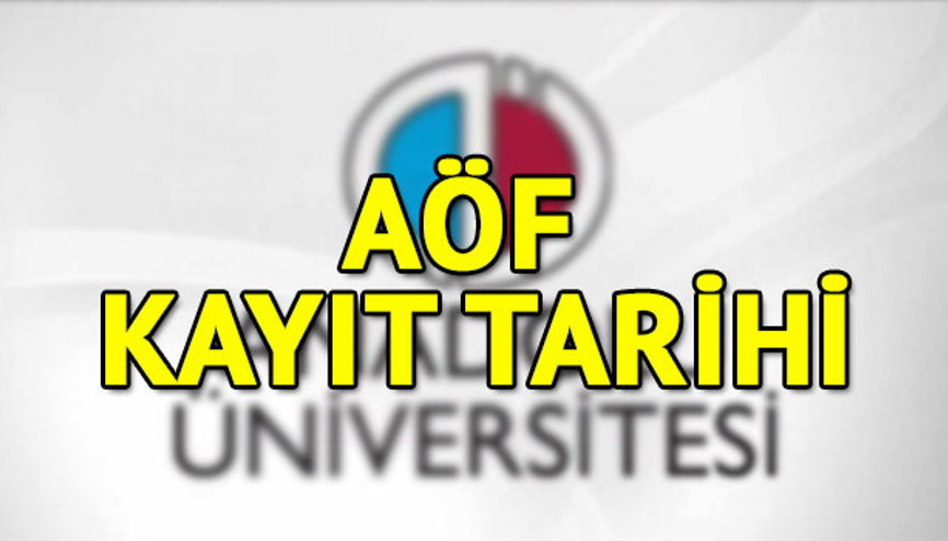 AÖF kayıt tarihleri belli oldu... AÖF yeni dönem kayıtları ne zaman