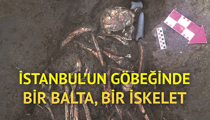 İstanbul’un göbeğinde bir balta, bir iskelet
