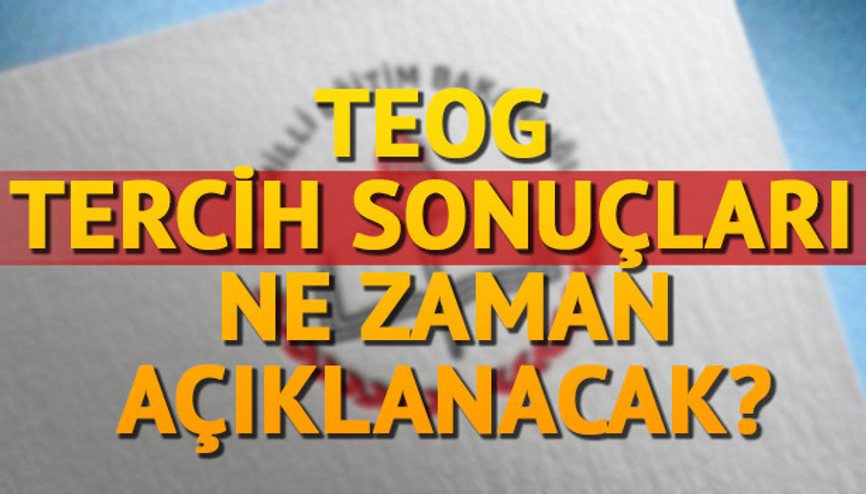 TEOG 2017 lise taban puanları E Okulda TEOG nakil sonuçları