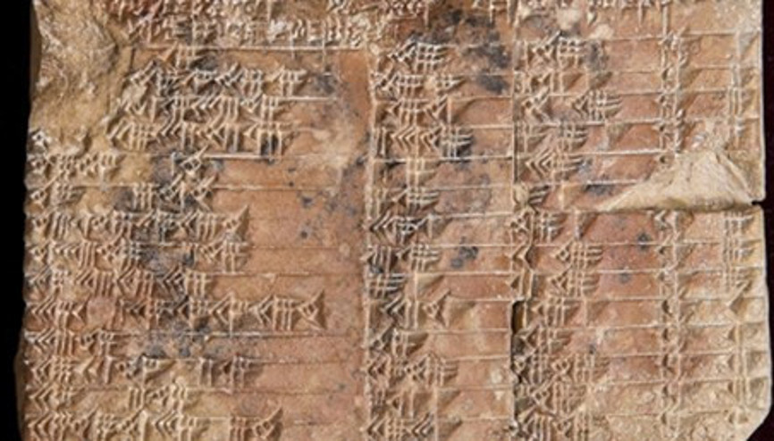 3 bin 700 yıllık trigonometri tableti bulundu