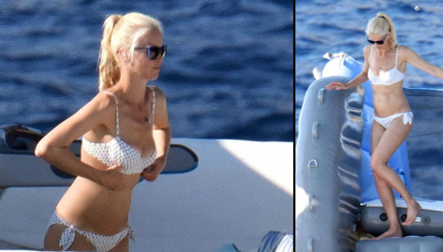 Efsane model yıllar sonra ilk kez bikinili