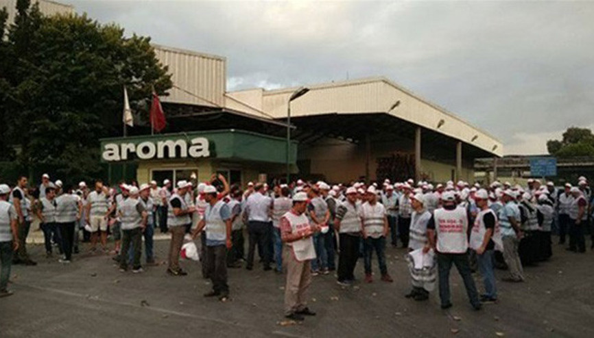 Aromada işçiler greve gitti; patron isyan etti