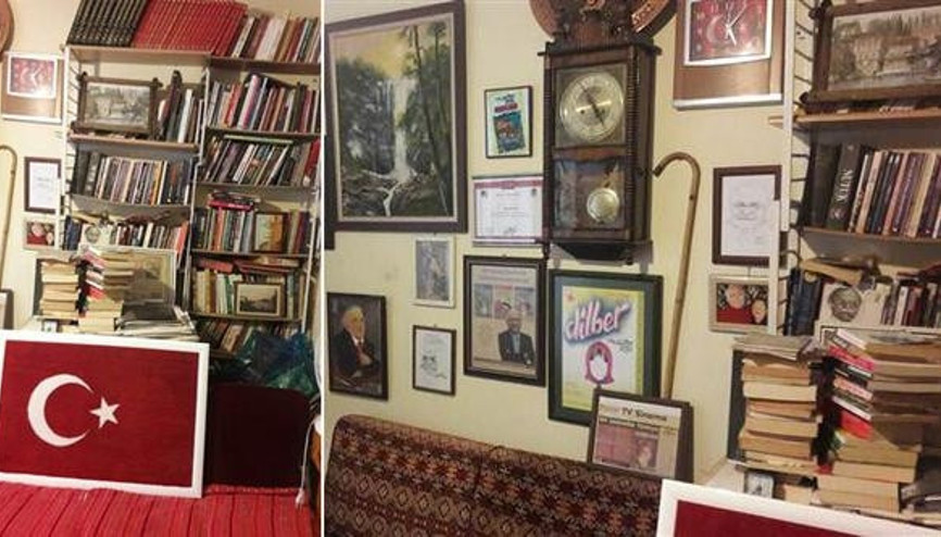 Muzaffer İzgü son günlerini bu odada geçirmiş