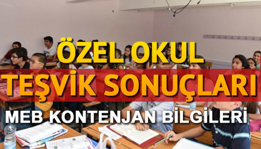 Son durum: MEB özel okul teşvik sonuçlarını açıkladı mı Son durum: MEB özel okul teşvik sonuçlarını açıkladı mı