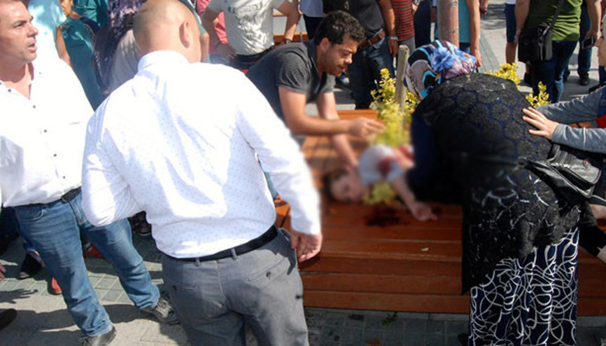 Canavar kent meydanında dehşet saçtı