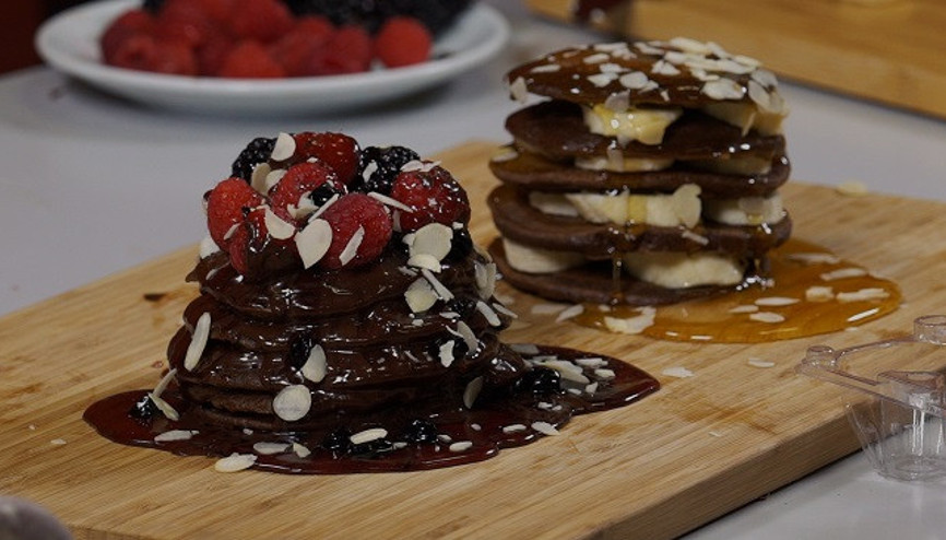 Çifte hazlı çok katlı pankek | Lezizz