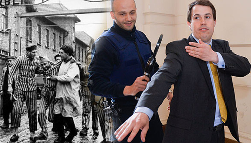 Eski parlamentere Nazi kampı cezası