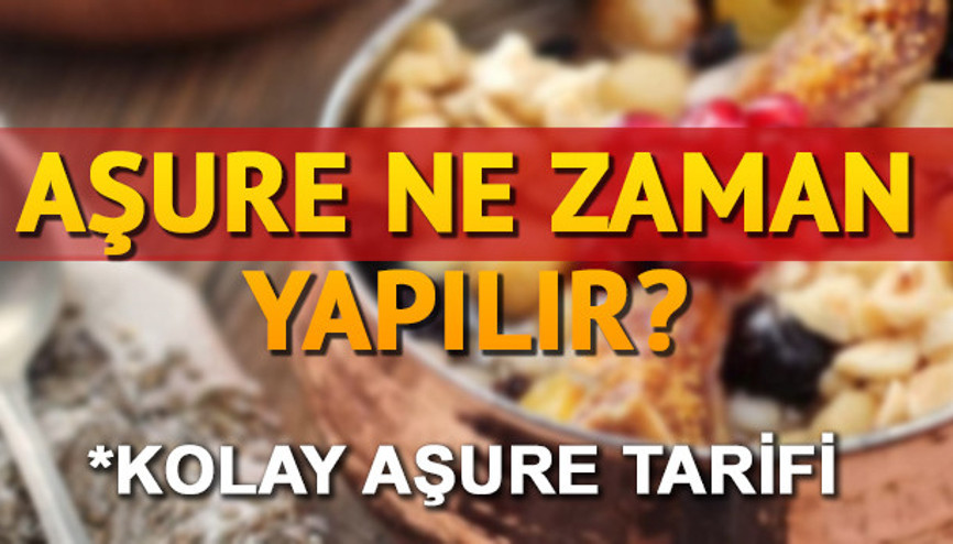 Aşure Günü için malzemeler toparlanıyor Aşure nasıl yapılır
