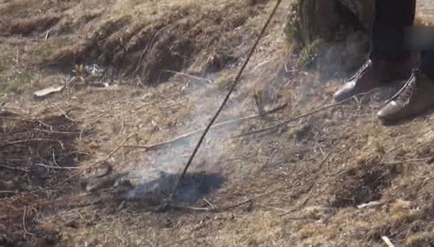 Tedirgin eden gelişme... Toprak tütüyor