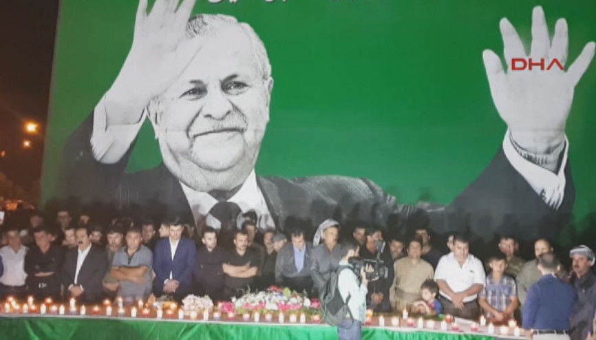 Erbilde Talabani için anma töreni Erbilde Talabani için anma töreni