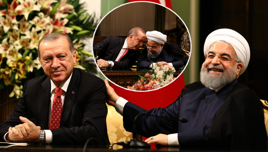 Erdoğanın esprisi Ruhaniye kahkaha attırdı