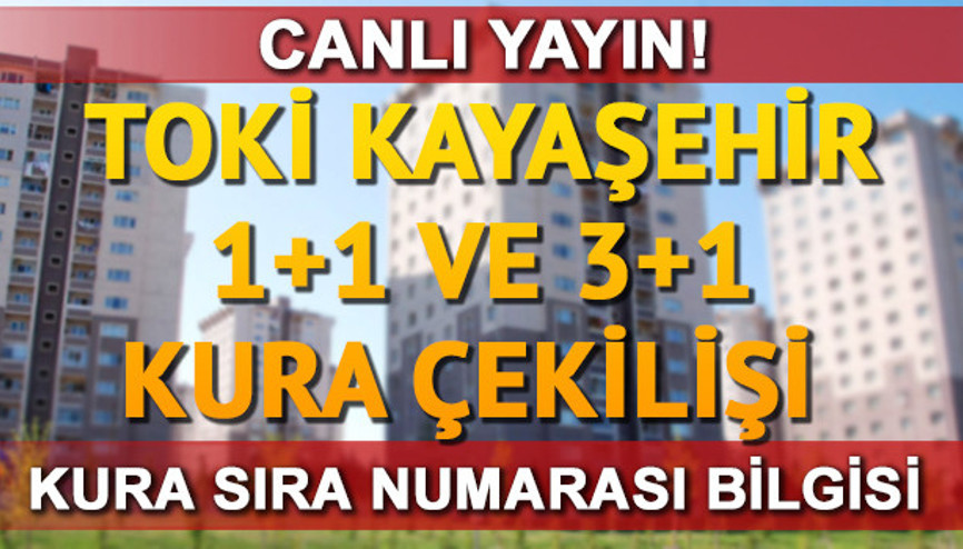 TOKİ Kayaşehir 2017 1+1, 2+1 ve 3+1 kura sonuçları açıklandı... İşte TOKİ kura sonuçları TOKİ Kayaşehir 2017 1+1, 2+1 ve 3+1 kura sonuçları açıklandı... İşte TOKİ kura sonuçları