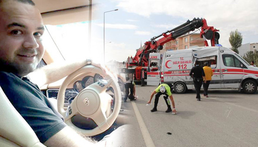 Ambulans otomobille çarpıştı: 1 ölü, 2 yaralı