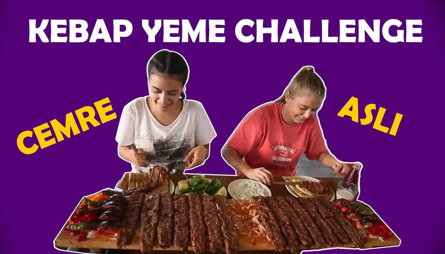 Kızlardan kebap yeme challenge - Sen kaç tane yersin