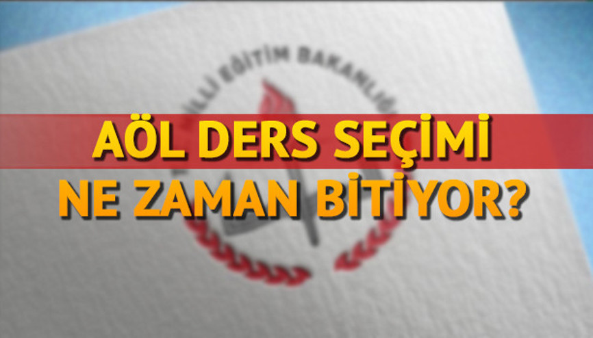 AÖL ders seçimi ne zaman gerçekleşecek Açık lise ders seçimi