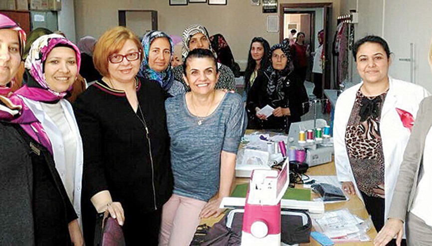 Kadınlara yeni  meslek projesi