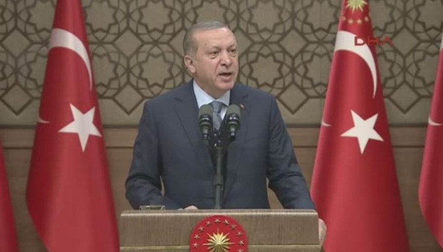 Erdoğandan sert sözler: Sen hangi hakla Kerkük benim diyorsun