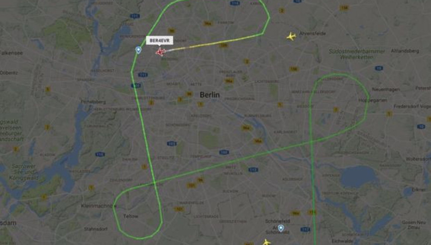 Son uçuşunu böyle yaptı