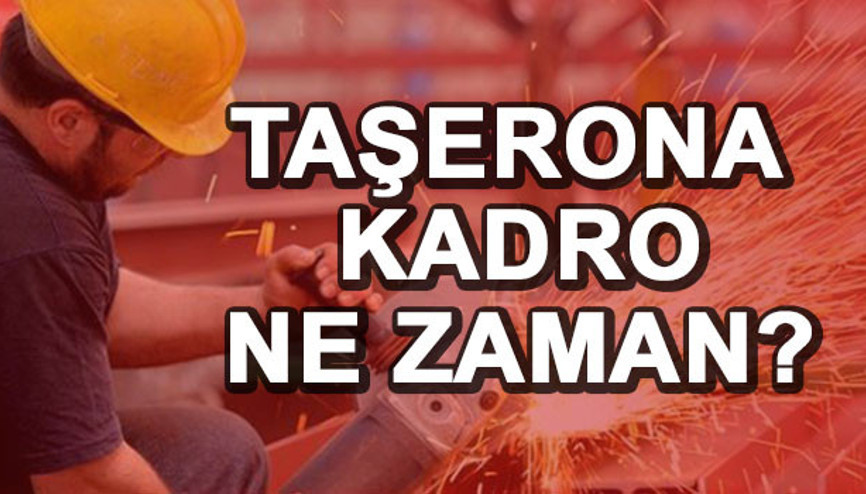 Bakandan taşeron açıklaması: Yılbaşına kadar çıkarmayı planlıyoruz