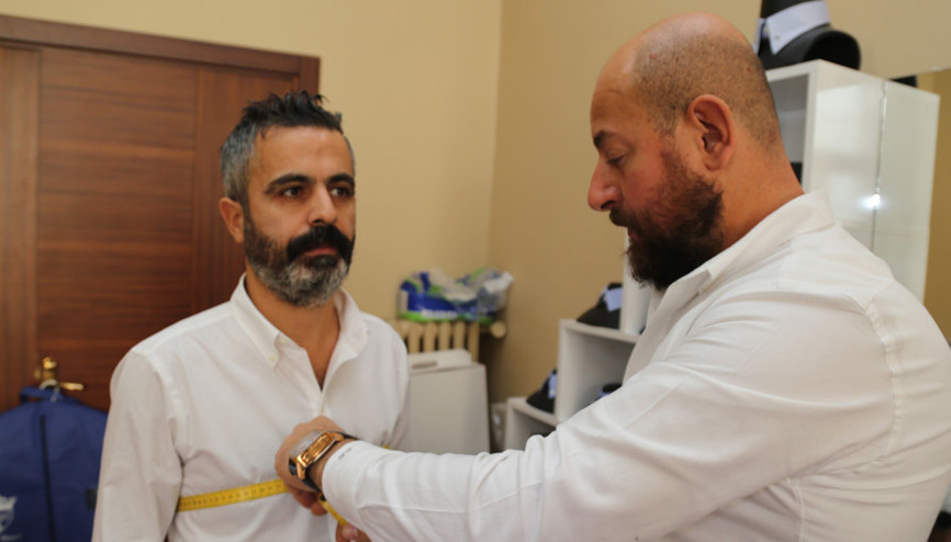 Özel dikim gömleğe yabancıların ilgisi büyük