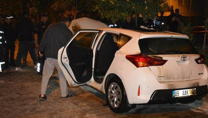 Hapis cezasıyla aranırken polisin otomobilini kundakladı