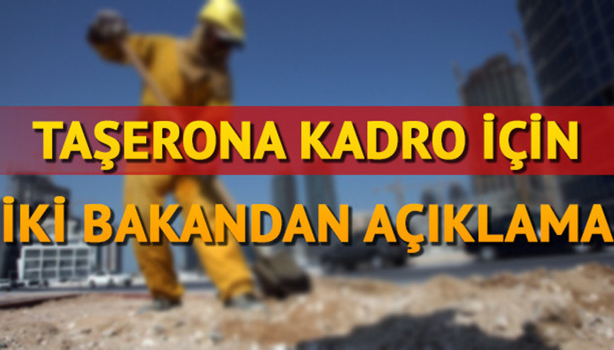 Açıklamalar geldi: Taşeron işçilere kadro için tarih bekleniyor