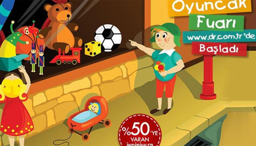 Dijital dünyanın ilk “Oyuncak Fuarı” dr.com.tr’de