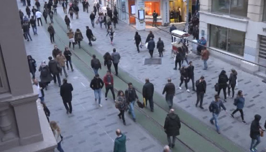 İstiklal Caddesine Yeşil yol