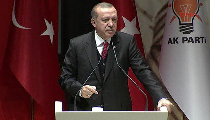 Cumhurbaşkanı Erdoğan, Atatürk resmi ve kendisinin isminin hedefe konduğunu söylemişti