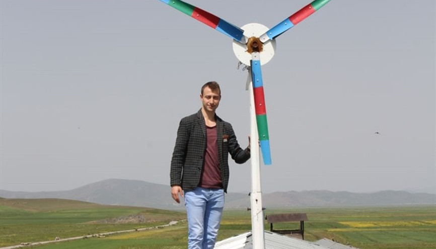 Rüzgar türbini yapan öğretmen: Mesele öğrenciler