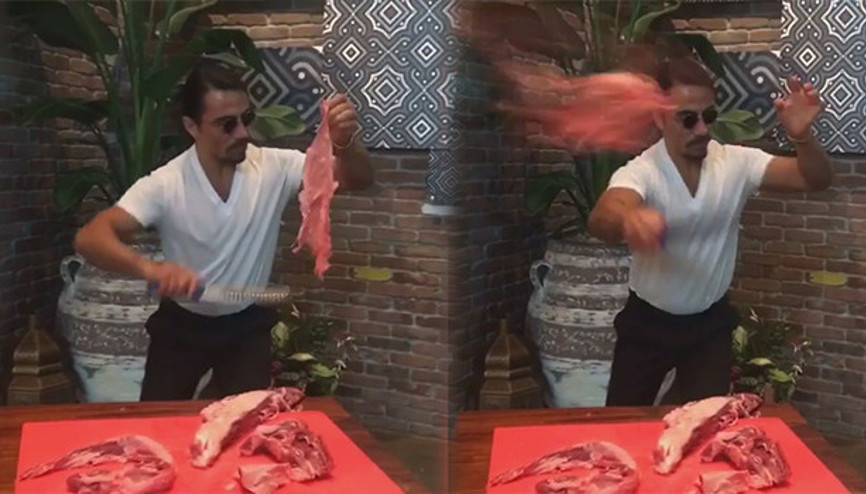 Senin attığın etlerle bir aile doyar