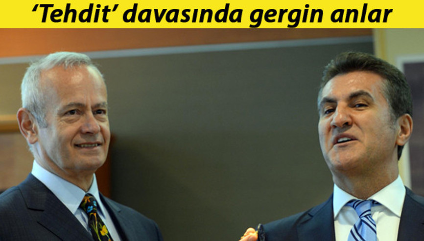 İnönü ve Sarıgülün tehdit davasında gergin anlar... Hakim, güvenliği çağırdı