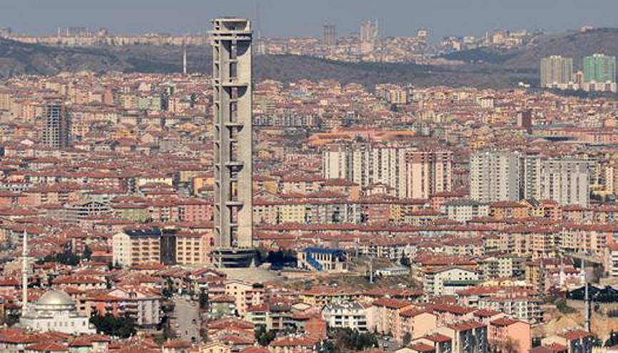 Sandıklar kule için kuruldu