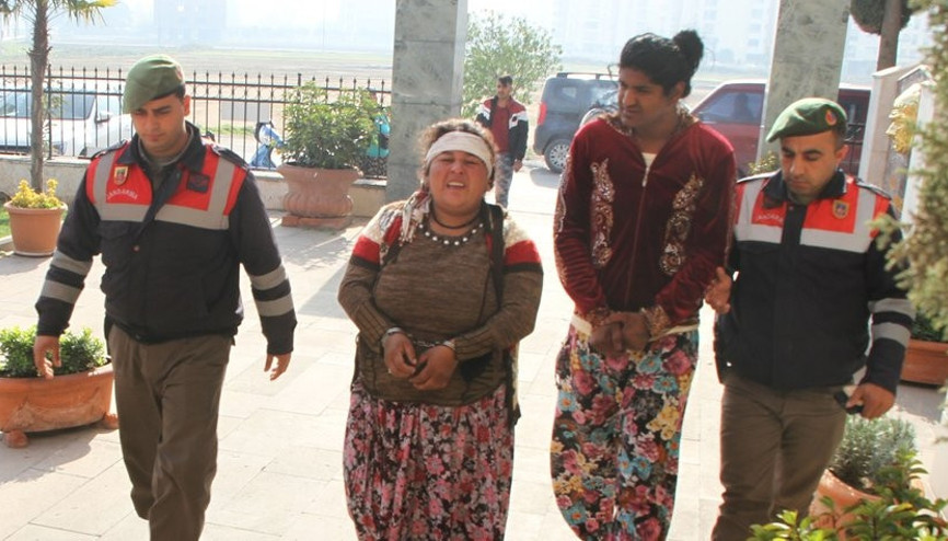 Jandarma ekipleri görünce şok oldu Suçüstü yakalandılar