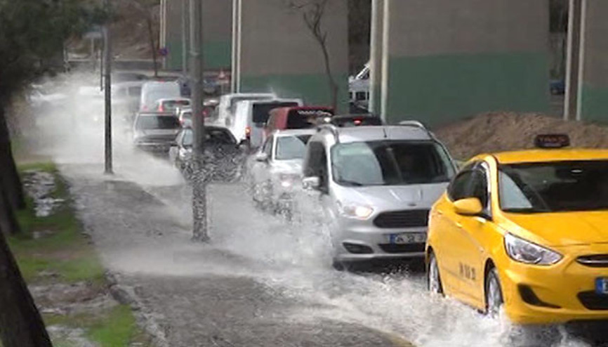 Yağmur yok ama Bağcıları sel aldı
