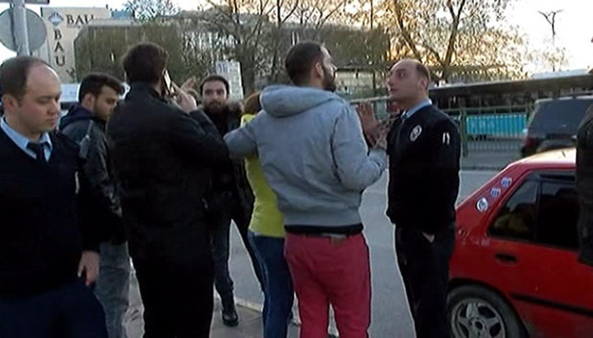 Beşiktaş’ta benzin deposuna yakmaya çalıştığı atkıyı koyan şahıs gözaltına alındı