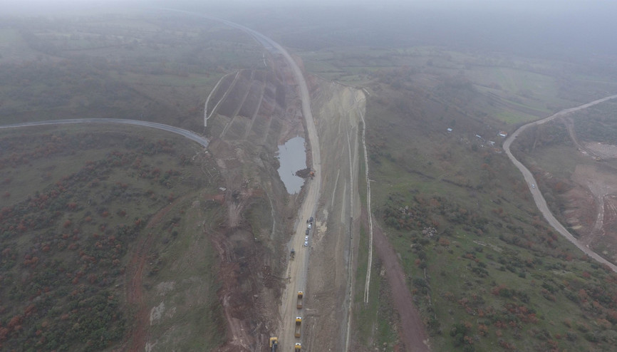 İstanbul-İzmir otoyolunun Balıkesir etabı görüntülendi