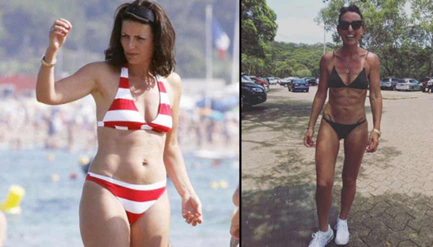 Balıketli bir kadındı şimdi kas yığınına dönüştü