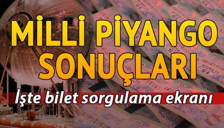 Milli Piyango sonuçları bilet sorgulama ekranı... 31 Aralık yılbaşı özel çekilişi büyük ikramiye sonuçları Milli Piyango sonuçları bilet sorgulama ekranı... 31 Aralık yılbaşı özel çekilişi büyük ikramiye sonuçları