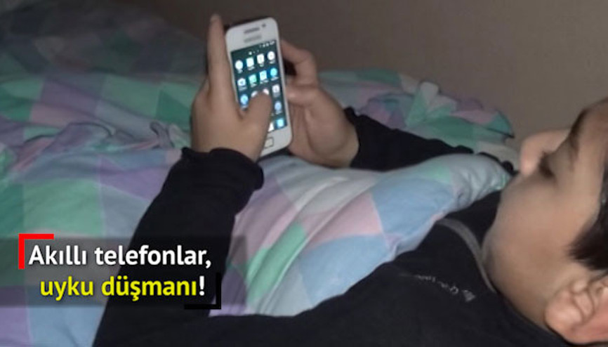 Akıllı telefonlar uyku düzenini etkiliyor