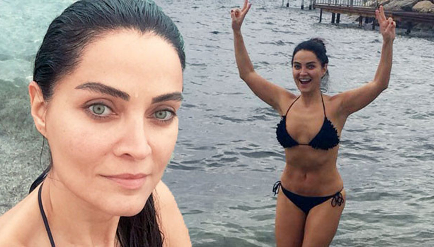 Betül’den buz şov