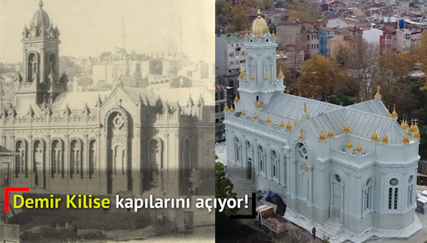 Demir kilise pazar günü açılıyor Demir kilise pazar günü açılıyor