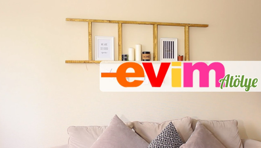 Merdiven Raf ile Duvarlarımızı Süslüyoruz | Evim