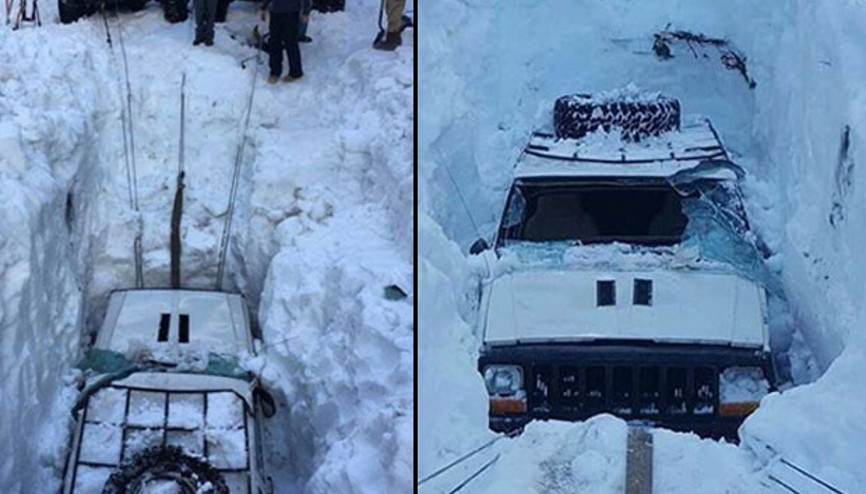 Aracı kara saplandı... Döndüğünde bu halde buldu