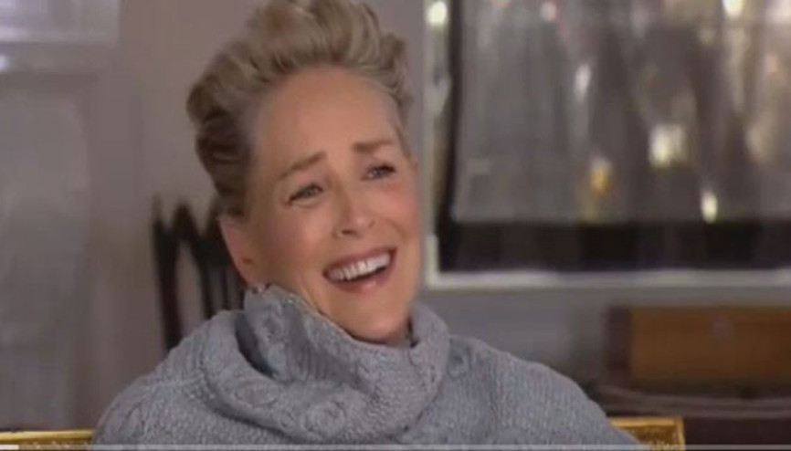 Sharon Stone böyle kahkaha attı