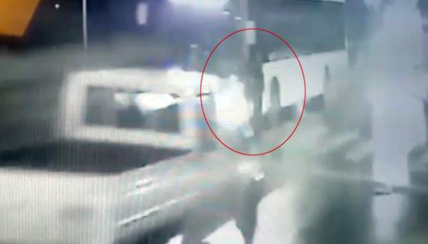 Ortaköyde yaya geçidinde feci ölüm