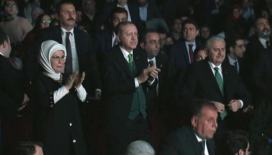 Erdoğan, Kutül Amare dizisinin tanıtımına katıldı